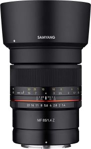 Samyang MF 85mm f 1.4 Z Lens (Nikon Z Mount)