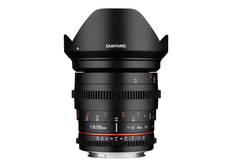 Samyang 20mm T1.9 ED AS UMC Cine Lens (Sony E)