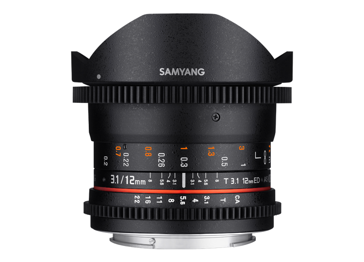 Samyang 12mm T3.1 ED AS NCS Balıkgözü Lens (Sony E)