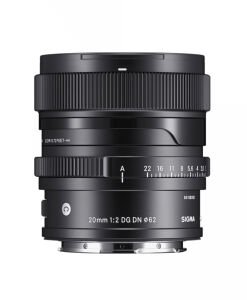 Sigma 20mm F2 DG DN Contemporary Lens (Sony E)