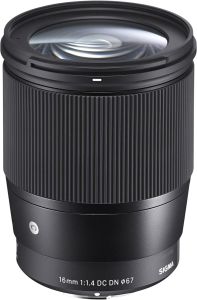 Sigma 16mm f1.4 DC DN Contemporary Lens (Sony E)