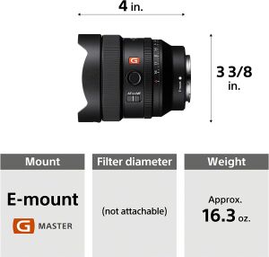 Sony FE 14mm f1.8 GM Lens