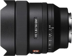 Sony FE 14mm f1.8 GM Lens
