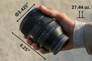 Sony FE 50mm f1.2 GM Lens