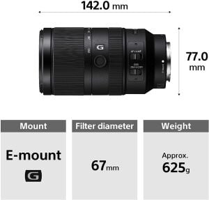 Sony E 70-350mm f 4.5-6.3 G OSS Lens