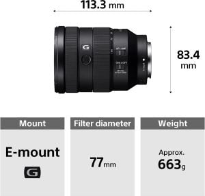 Sony FE 24-105mm F4 G OSS Lens