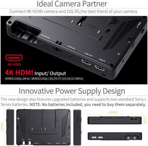 Feelworld LUT7 7 inch 2200 Nit 3D 4K Destekli Monitör