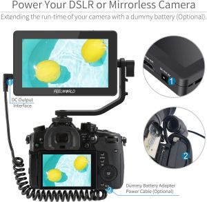 Feelworld F6 Plus 5.5 inch 3D IPS 4K Destekli Monitör