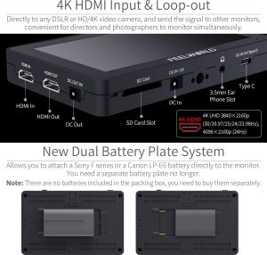Feelworld F6 Plus 5.5 inch 3D IPS 4K Destekli Monitör
