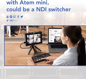 RGBlink TAO 1pro (NDI) – Video Mikser, Kayıtçı, Monitör, Yayın Cihazı