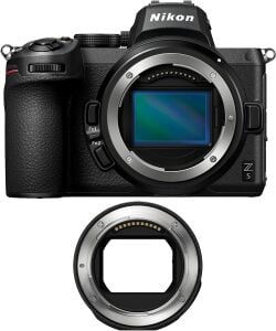 Nikon Z5 Body + Nikon FTZ II Mount Adaptör