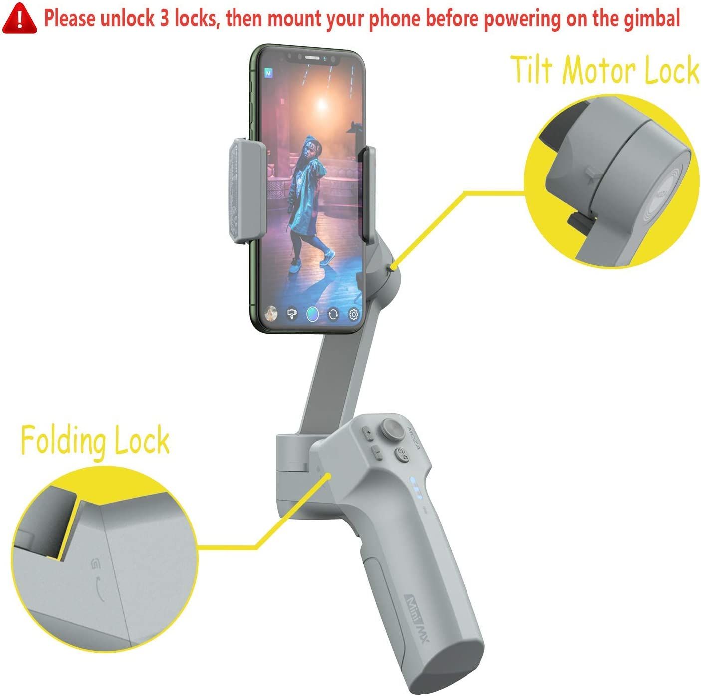 Moza Mini MX Telefon Gimbal