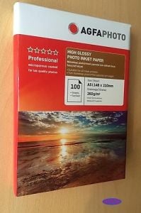 AGFAPhoto İnkjet Paper High Glossy 15x21(A5) 270gr (100 Adet)