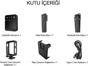 SJCAM A20 Wifi Body ve Aksiyon Kamerası