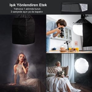 NEEWER NS90L Hızlı Kurulan 90cm Fener Softbox