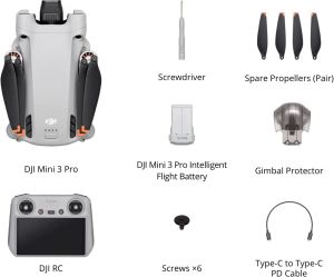 DJI Mini 3 Pro (DJI RC) Fly More Kit Plus