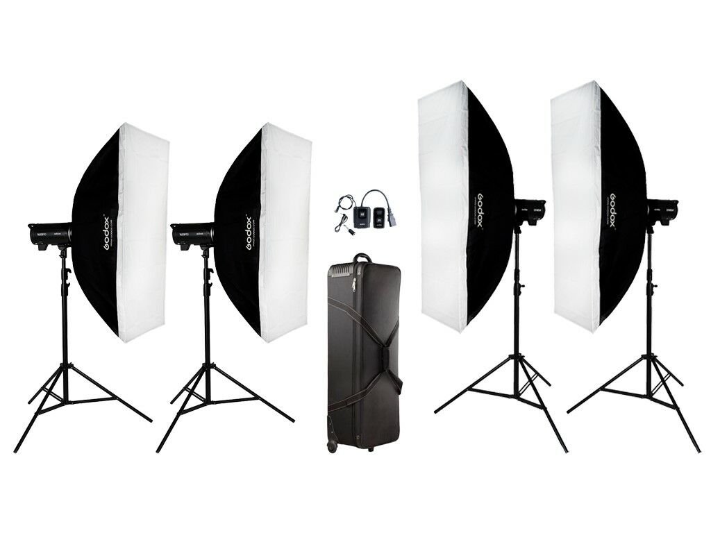 Godox DP800 III  DP400 III 4'lü Paraflaş Kit