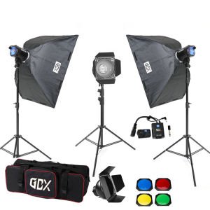 Gdx BM400 II WS 3'lü Stüdyo Paraflaş Softbox Kit (400 Watt)