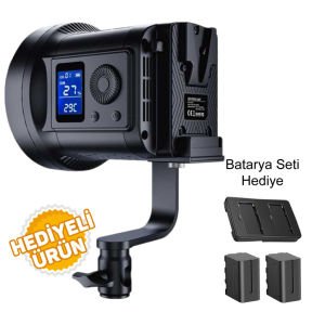 GDX HDB-120W Led Video Işığı - Batarya Seti Hediyeli