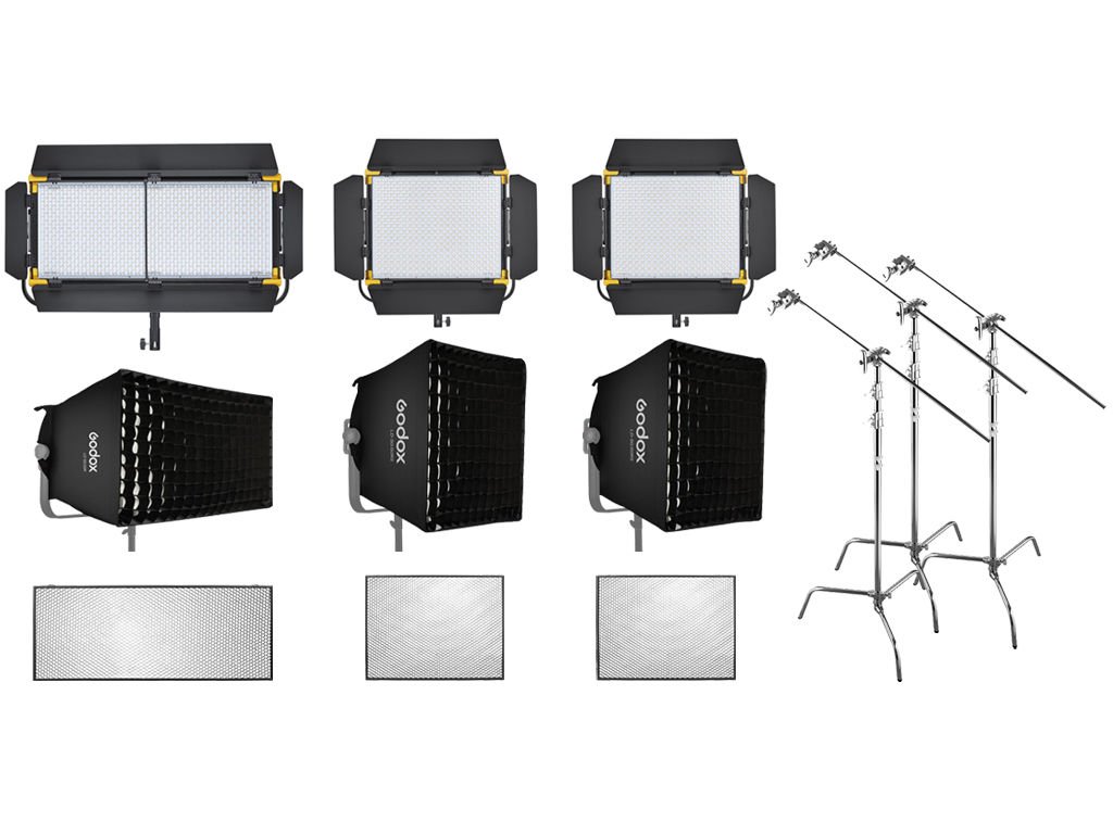 Godox LD150RLD150RS RGB LED Panel Işık Kiti