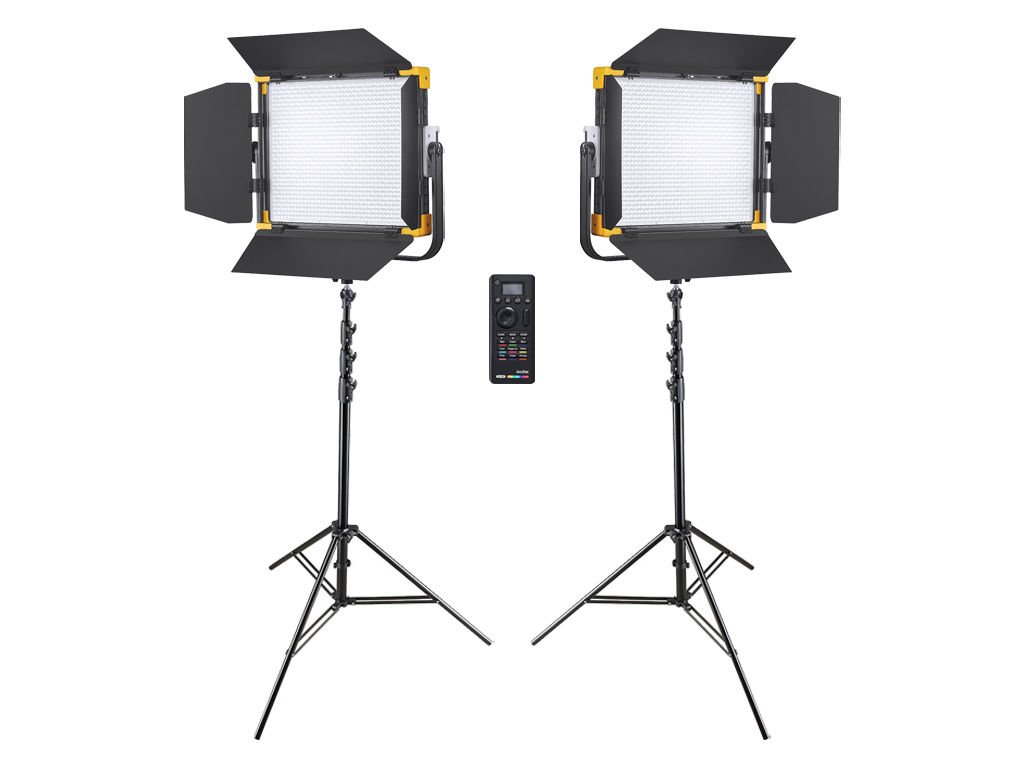 Godox LD75R 2'li RGB LED Panel Işık Kiti