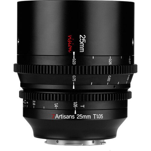 7Artisans 25mm T1.05 APSC Vision Cine Lens ( Sony E)