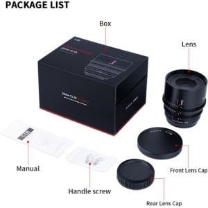 7Artisans 25mm T1.05 APSC Vision Cine Lens ( Sony E)