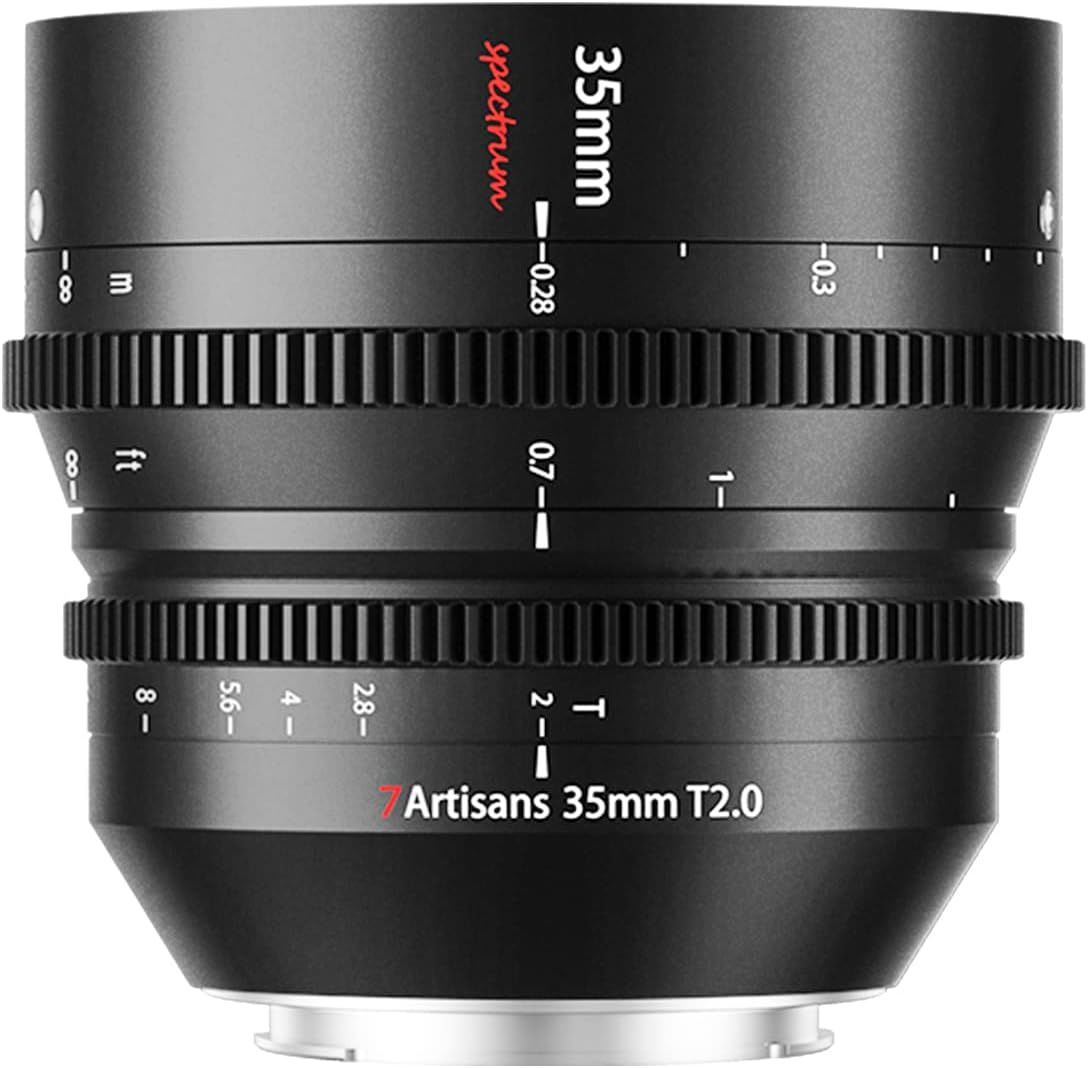 7artisans 35mm T2.0 Sony E Full Frame Sinema Lensi