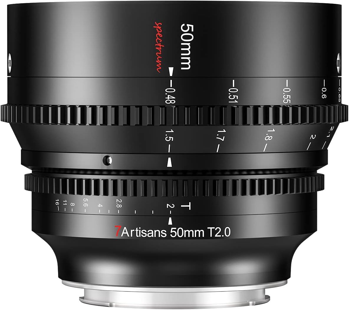 7artisans 50mm T2.0 Large Aperture Full Frame Cine Lens (Sony)