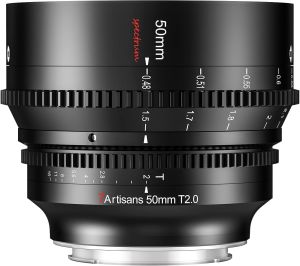 7artisans 50mm T2.0 Large Aperture Full Frame Cine Lens (Sony)