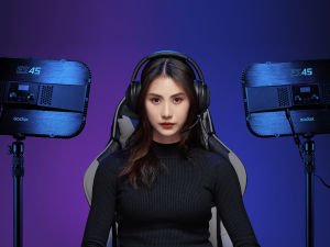 Godox ES45 Oyuncu  Yayıncı LED Işık Kiti