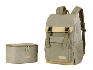 K&F Concept Retro 210D Sarı Sırt Çantası (KF13.122)