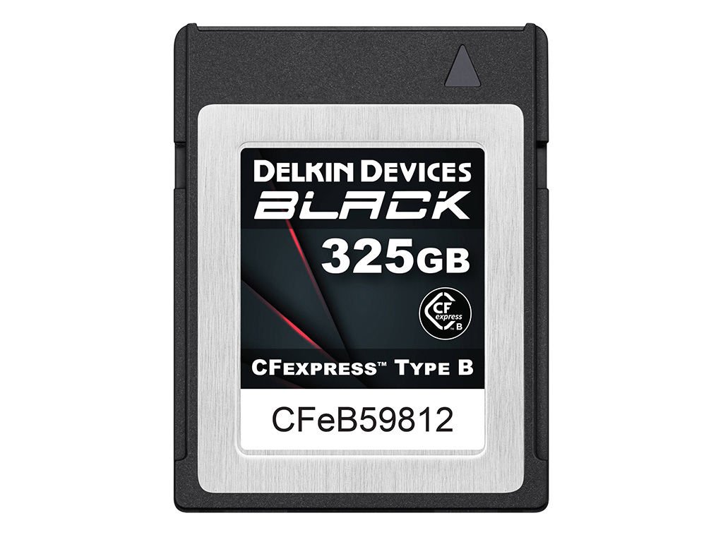 Delkin 325GB CFexpress Siyah Type-B Hafıza Kartı
