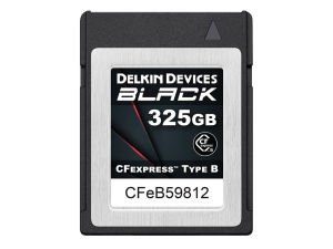 Delkin 325GB CFexpress Siyah Type-B Hafıza Kartı