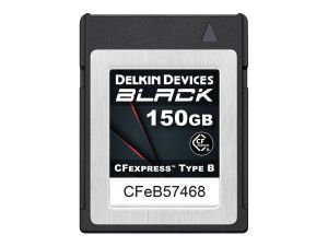 Delkin 150GB CFexpress Siyah Type-B Hafıza Kartı