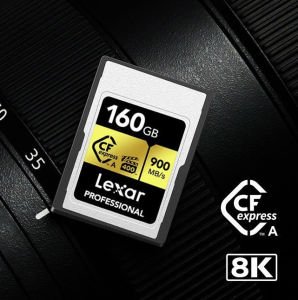 Lexar 160GB Professional CFexpress Type A GOLD Serisi Hafıza Kartı