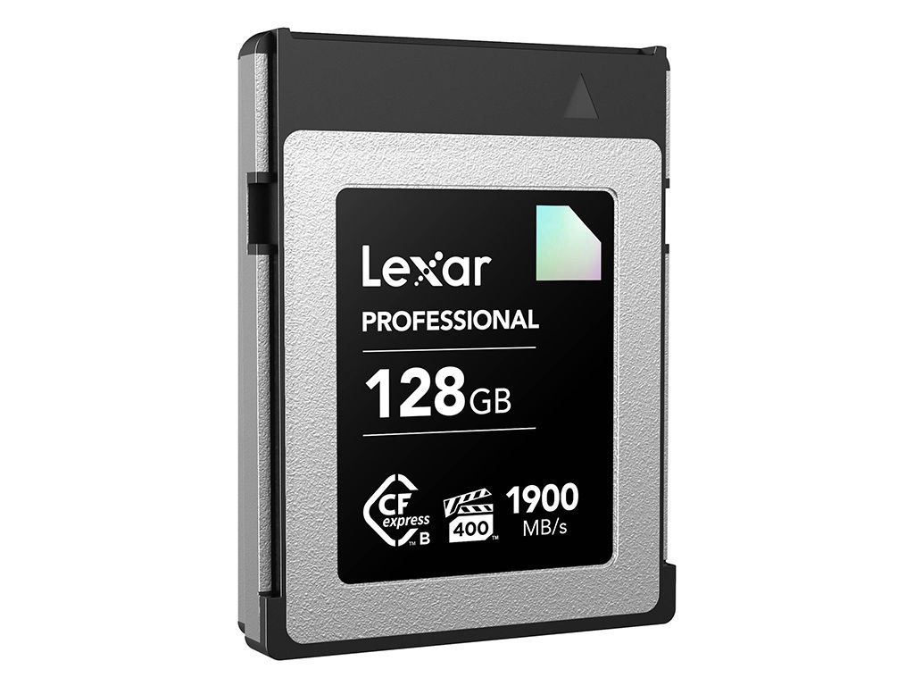 Lexar 128GB CFexpress Diamond Type-B Hafıza Kartı    Sahadan post prodüksiyona kadar, Lexar'ın 128 GB Profesyonel CFexpress B Tipi Bellek Kartı (DIAMOND Serisi), profesyonel film yapımcılarının ve içerik  oluşturucuların taleplerini karşılamak üzere tasar