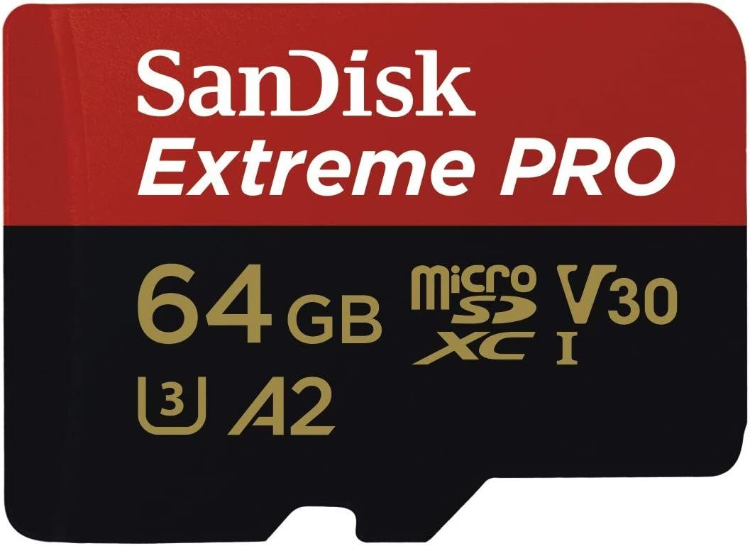 SanDisk 64GB Extreme Pro MicroSDXC Hafıza Kartı (200mb/s)