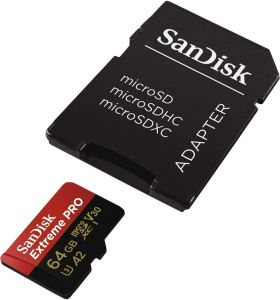 SanDisk 64GB Extreme Pro MicroSDXC Hafıza Kartı (200mb/s)