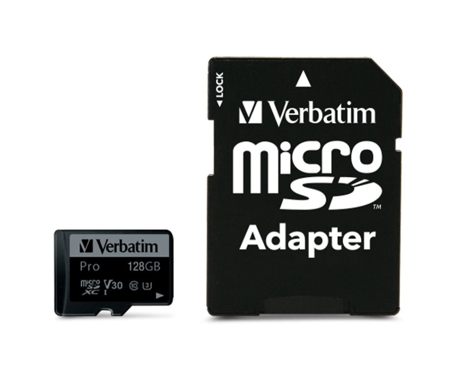 Verbatim 128GB Pro U3 Micro SDXC Hafıza Kartı