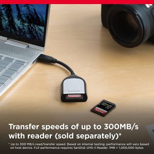 SanDisk 128GB Extreme PRO 300Mb SDXC UHS-II V90 SD Kart