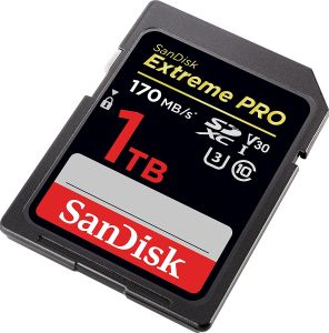 SanDisk 1TB 170mbSn Extreme Pro SD Hafıza Kartı