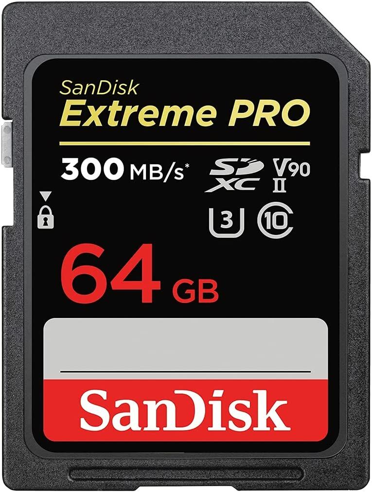 SanDisk 64GB Extreme PRO UHS-II SDXC 300 MBsn