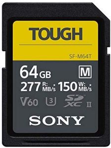 Sony 64GB SF-M Tough Series UHS-II SDXC Hafıza Kartı (SF-M64T)