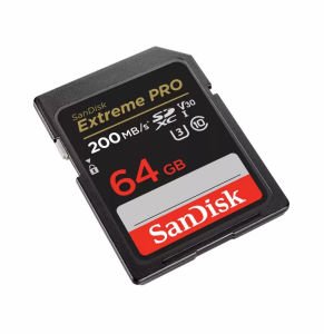 SanDisk 64GB Extreme Pro SDHC/SDXC Hafıza Kartı (200mb)