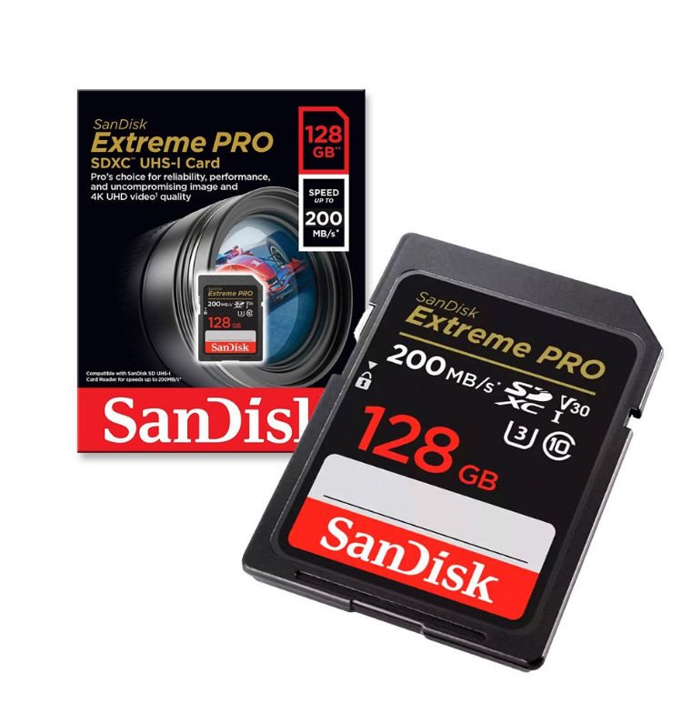 SanDisk 64GB Extreme Pro SDHC/SDXC Hafıza Kartı (200mb)