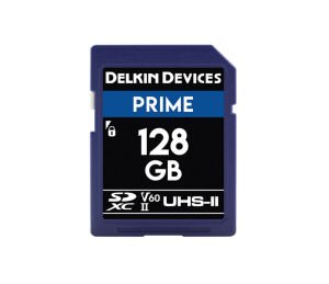 Delkin Devices 128GB Prime UHS-II SDXC (V60) Hafıza Kartı