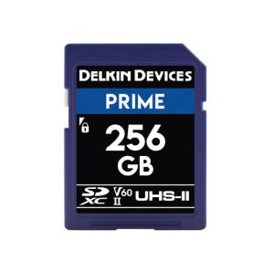 Delkin Devices 256GB Prime UHS-II SDXC (V60) Hafıza Kartı