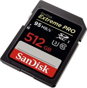 SanDisk 512GB Extreme Pro SDHC/SDXC Hafıza Kartı (200mb)