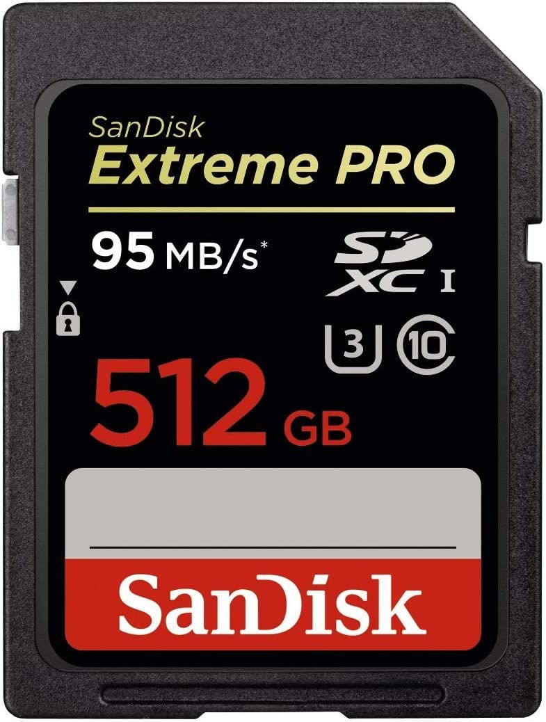 SanDisk 512GB Extreme Pro SDHC/SDXC Hafıza Kartı (200mb)
